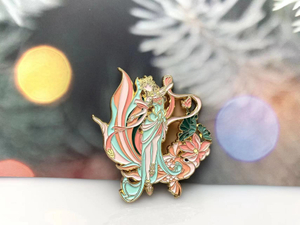 Mystical Butterfly Enamel Pin Punk Gothic Brooch Lapel Pins