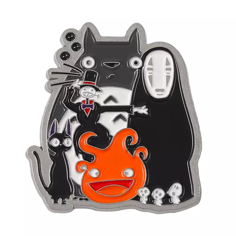 Metal Brooch Badge Anime Butterfly Metal Soft Hard Lapel Enamel Pins Brooches Enamel Pins