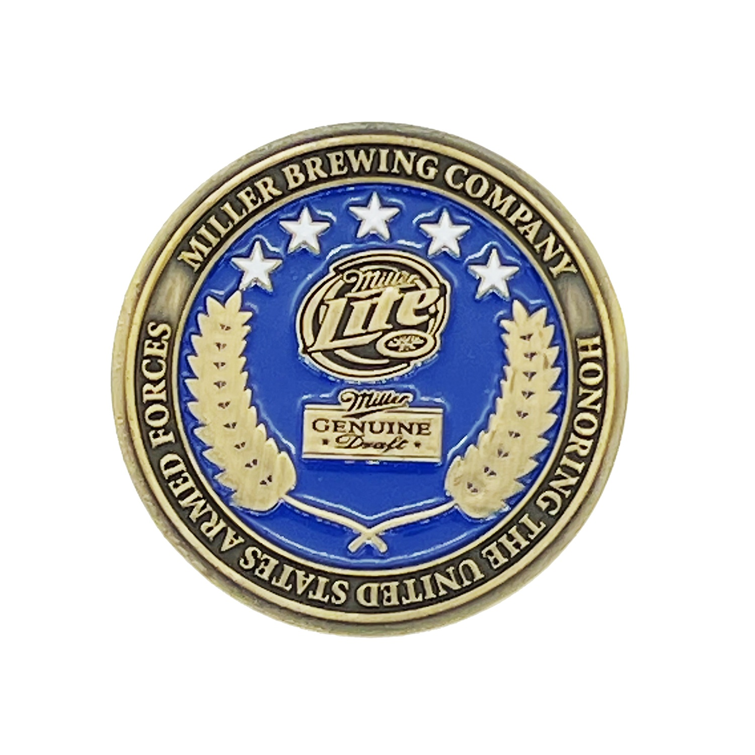 Double Sided Logo Soft Enamel Embossed Metal Challenge Coin Travel Commemorative Coin