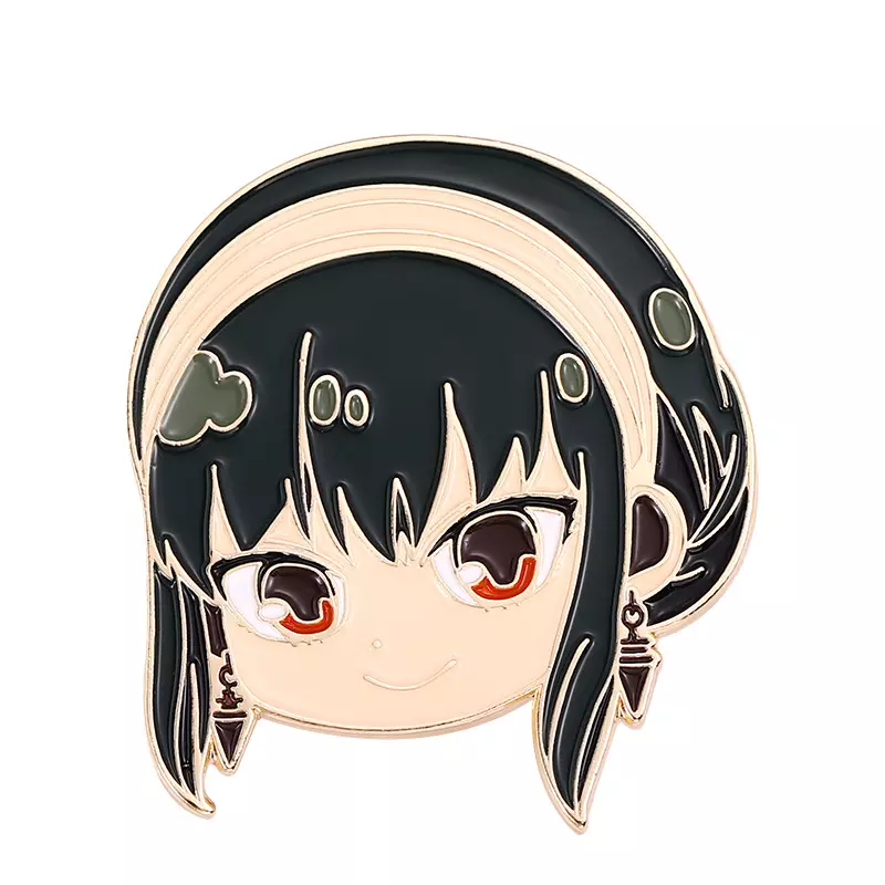 Cute Anime Lapel Pin with Card Package
