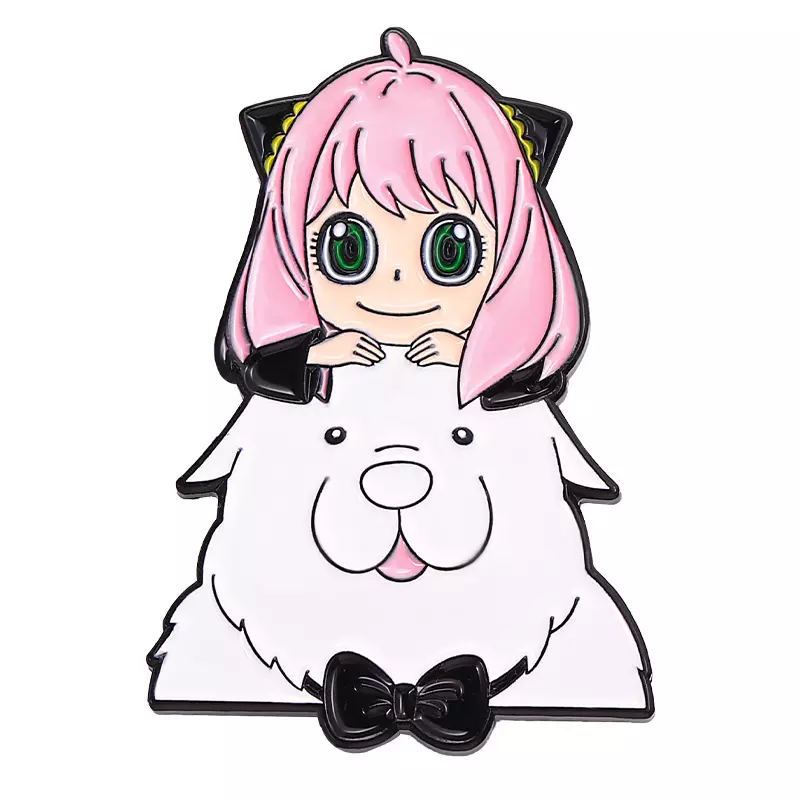 Cute Anime Lapel Pin with Card Package